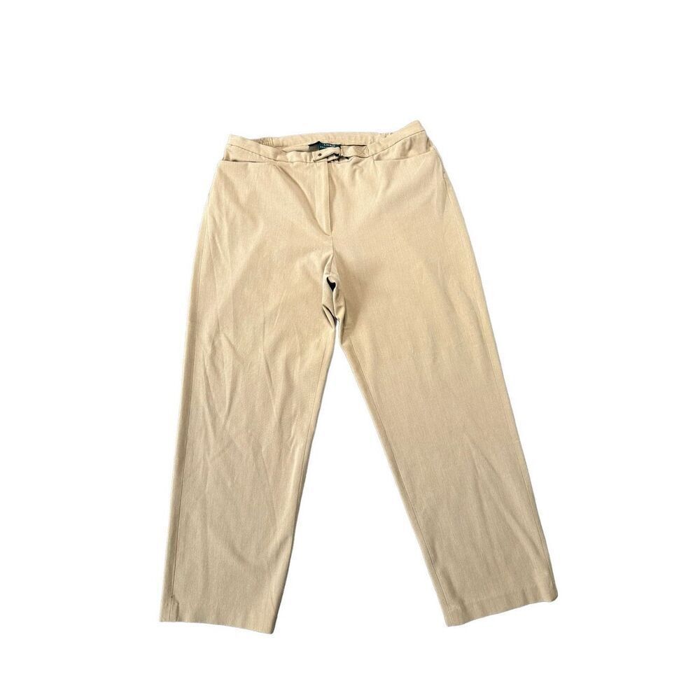 Lauren Ralph Lauren Pants Women’s 18 Camel Brown Dress Trousers Office Academia